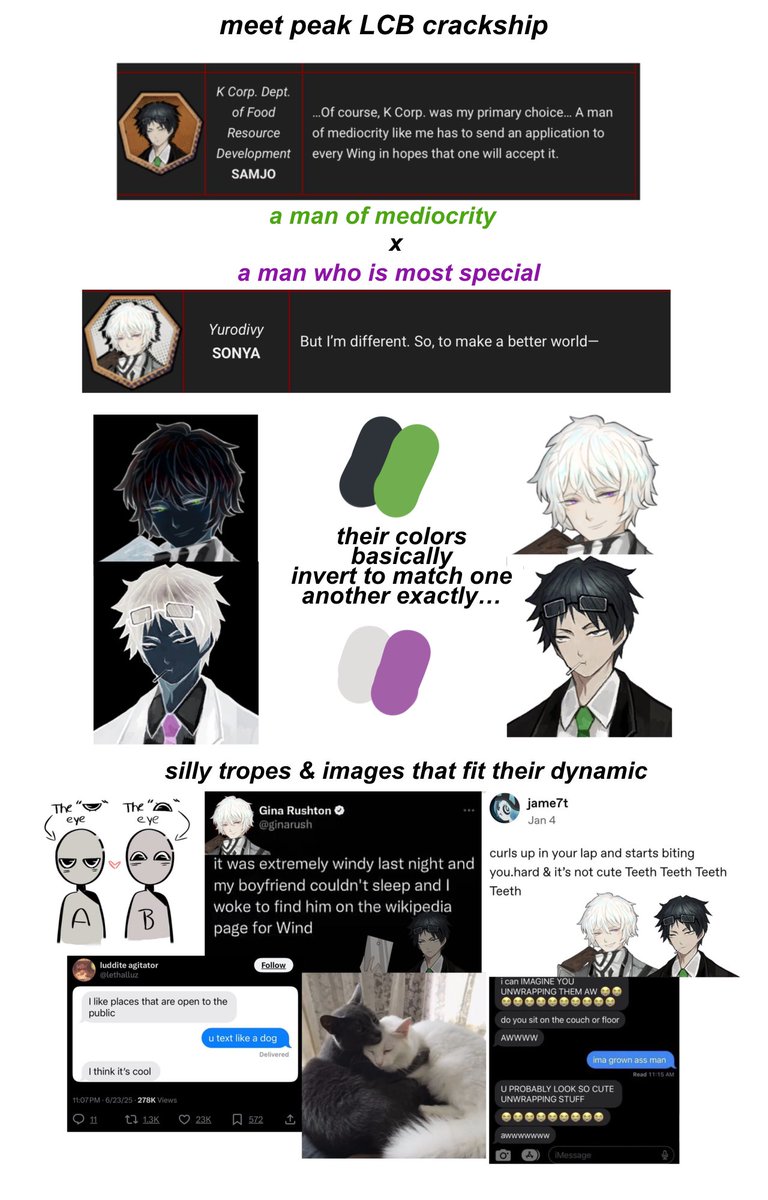 netsedhell's tweet image. #limbuscompany in case anyone wanted to know why samjo/sonya is peak I WILL ALWAYS DEFEND MY FAVE CRACKSHIP WITH MY LIFE!!!!!!!!!!!!!!! (this is at least a very basic summary haha)