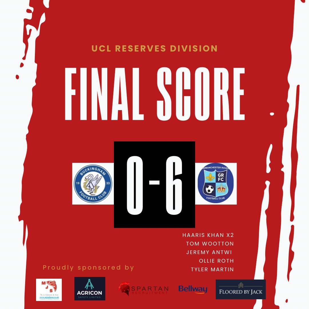 A huge 6-0 win on the road yesterday. A debut goal for Tyler and a solid performance from the lads!👏