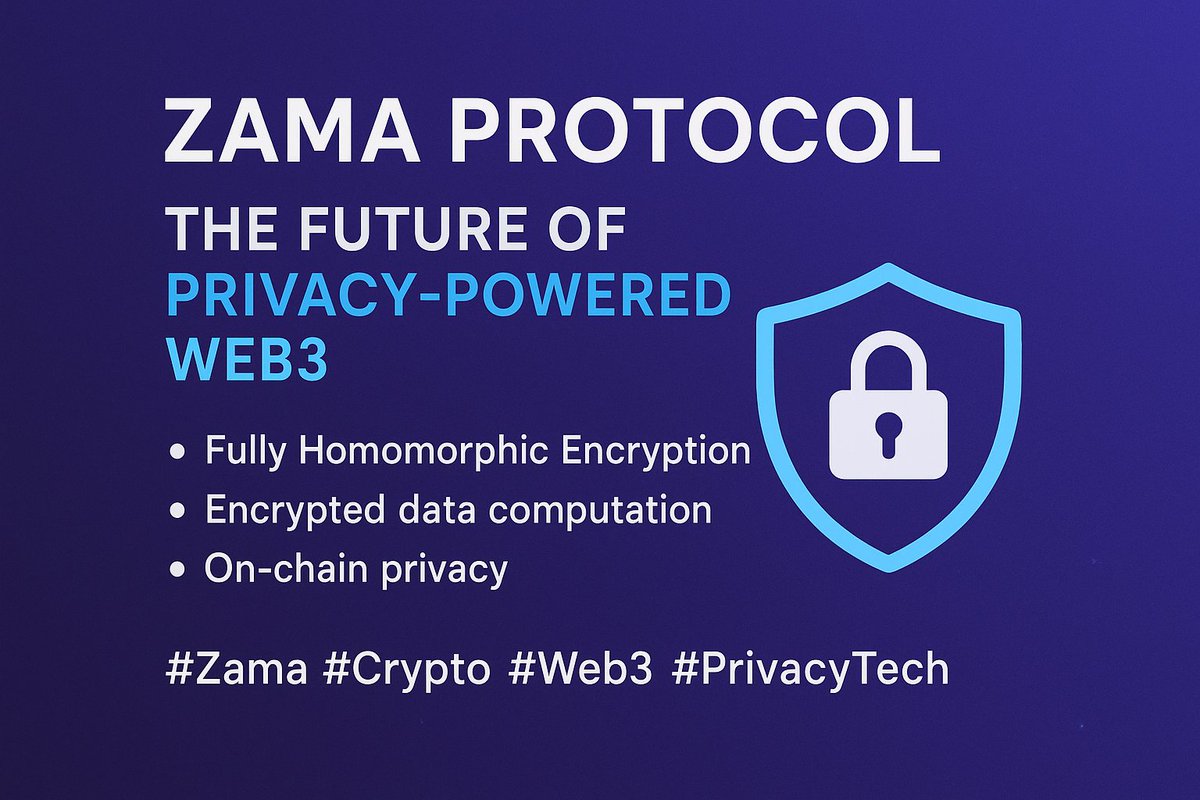 133eth's tweet image. 🚀 Zama Protocol: The Future of Privacy-Powered Web3

In today’s blockchain ecosystem, one challenge stands above all: privacy without losing the power of on-chain computation. As crypto grows, users want transparency—but not at the cost of exposing Web3.
#Zama #ZamaProtocol