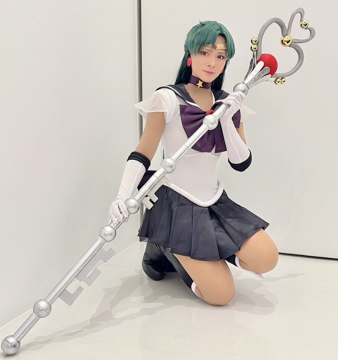 じ*※様 セーラープルート　ガーネットロッド　コスプレ　小物　アイテム Cosplay速報⚠︎ 外部太陽系戦士併せでセーラープルートやらせてもらい