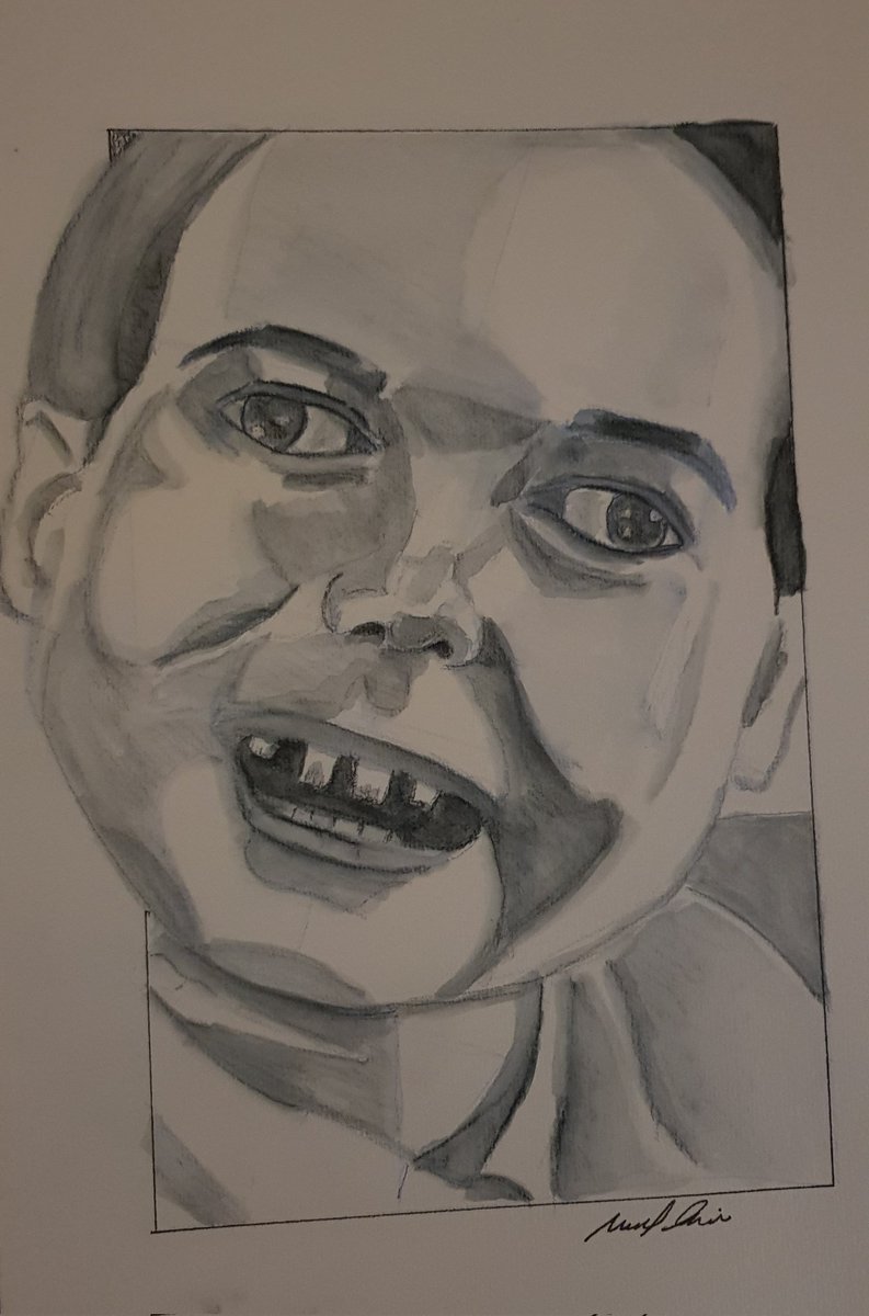My art in watercolor #ITWelcomeToDerry #pennywise <a href="/StephenKing/">Stephen King</a> #watercolorart #movieart