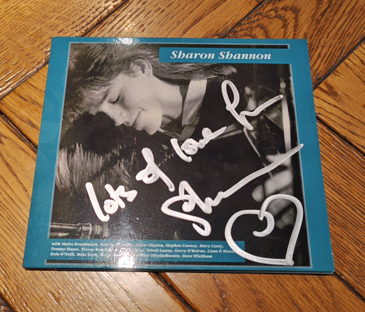 ケルティッククリスマス 終演後にCD購入しサイン会開始