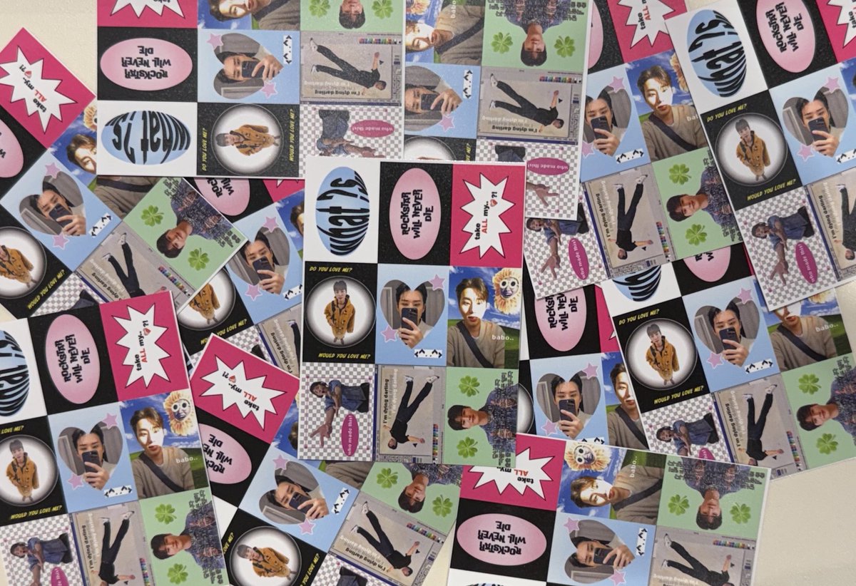 클콘에서 영현이 생일 기념 스티커 무인 나눔 합니다♥!

- 12/19,21 (첫콘,막콘)
- 수량 양일 사이즈 별로 각각 100장 (+α)
- 시간 및 장소 당일 타래로 공지

(주문실수이슈로완전초미니버전이랑같이나눔합니다...)
많은 관심 부탁드려요..♡