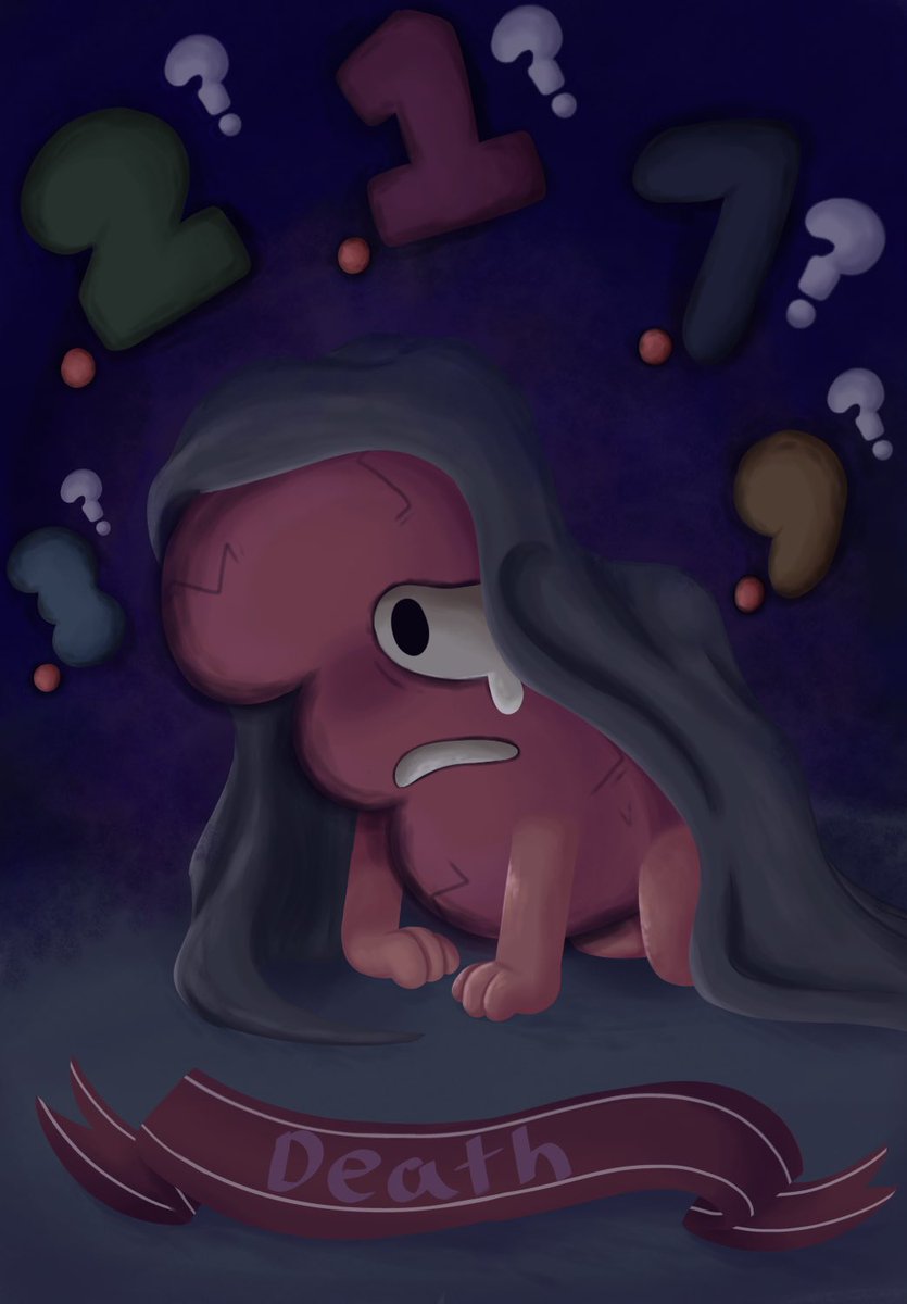 Two new tarot cards “The moon” (one) and “death” (three) I really really love how these turned out #tpot #bfb #objectshowcommunity #xfohv