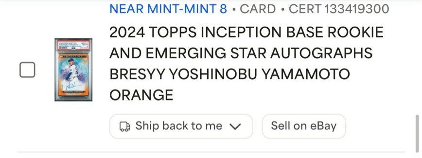JayLovesMLB's tweet photo. Shoutout to @PSAcard for the absolute consistency. 🤡
​My Yamamoto Inception rainbow got the full PSA 8 treatment. Did the grader’s "9" key break? This feels less like grading and more like Ctrl+C + Ctrl+V.
​Time to crack and sell raw?
​#TheHobby #PSA #Topps #YoshinobuYamamoto https://t.co/tw8hkt2QEp