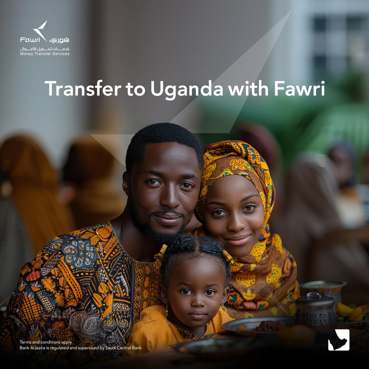 Send money to Uganda with confidence and ease through Fawri