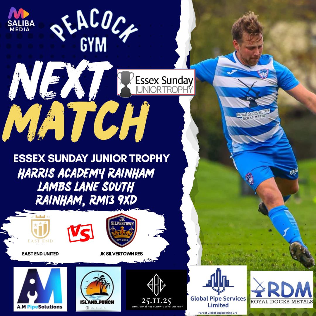Game on for the Ressies in the <a href="/EssexCountyFA/">Essex County FA</a> junior trophy 

Tough game on our hands v a team few divisions above us 

<a href="/EssexCorinthian/">Corinthian League</a> 

UP THE JK