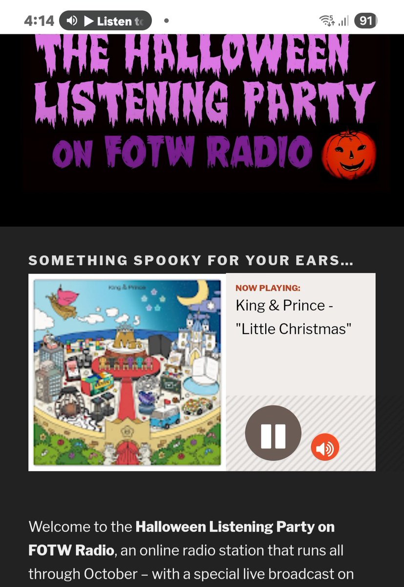 🇦🇺シドニー📻
<a href="/number_i_offic/">Number_i official</a>
➀LAVALAVA 🚗初🎶
➁* i*延長で😭♪
🎃さん~'愛'頂きました
#KingandPrince5
➀Little Christmas🔔2回
No_i K&amp;P 健さん他Artist🎶
<a href="/fotwradio/">Halloween Listening Party on FOTW Radio</a> 🎁有難う🎅

*THE_i What is Number_i*
✨️明日💿Release✨️

🇦🇺16時～♪🛷
↓🎃リクエストを🎄🦉 halloweenlisteningparty.com