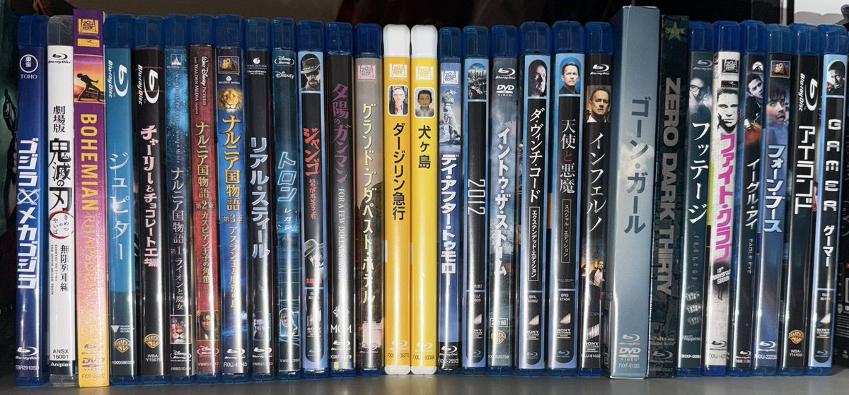 BluRay、DVD増えてきました〜 #DVD棚を晒したら映画好きフォロワーさん