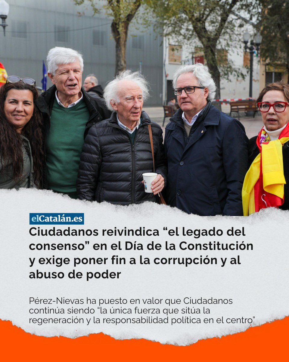 La Constitución nació del consenso, del pacto y de la responsabilidad.

Y ese legado no se defiende mirando hacia otro lado ante la corrupción, el abuso de poder o los privilegios políticos.

🗞️ elcatalan.es/ciudadanos-rei…