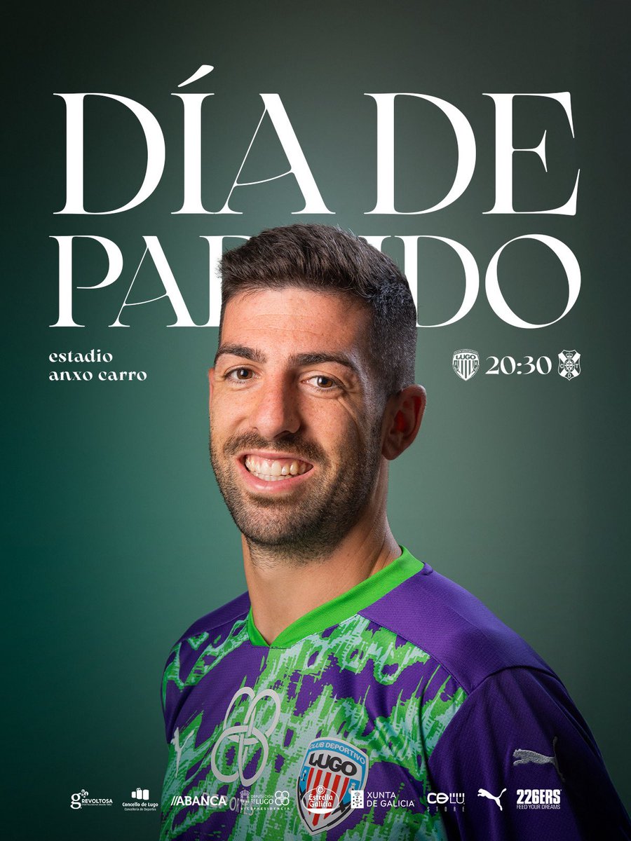 💜💚 𝐇𝐎𝐗𝐄 𝐗𝐎𝐆𝐀𝐌𝐎𝐒! 

🏆 𝗫𝟭𝟱 <a href="/Primera_RFEF/">Primera Federación Versus e-Learning</a>
🆚 <a href="/CDTOficial/">CD Tenerife 🏴󠁧󠁢󠁳󠁣󠁴󠁿</a>
⌚️ 20:30h
🏟 Anxo Carro
📺 <a href="/MovistarPlus/">Movistar Plus+</a> <a href="/LaLigaPlus/">LALIGA+</a> <a href="/fcplay_/">FC Play</a>
#️⃣ <a href="/226ERS/">226ERS</a> | <a href="/GrupoRevoltosa/">Grupo Revoltosa</a>
    
#LugoTenerife 
#ForzaLugo