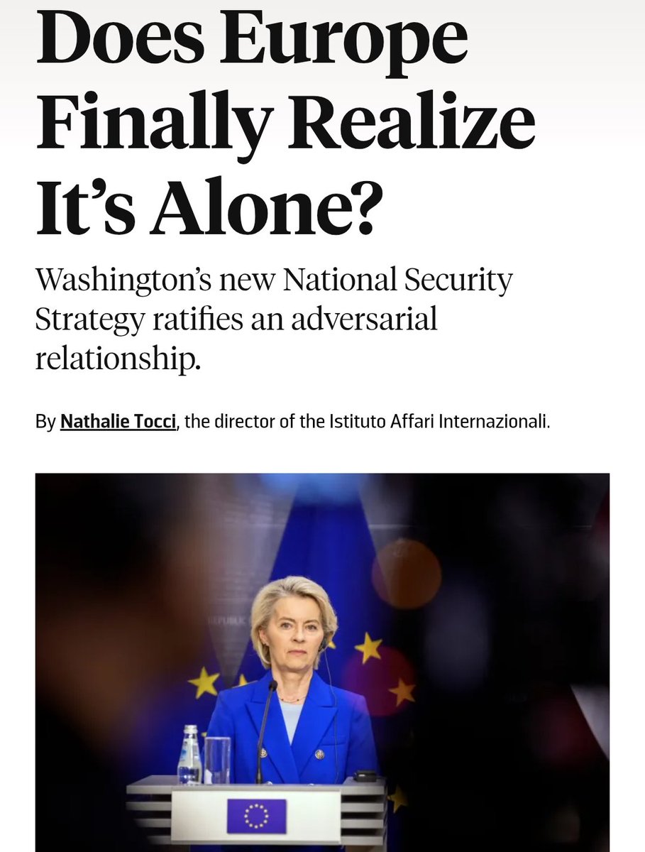 MarvinTBaumann's tweet image. Europe has officially woken up.

The European Commissioner for Defence reposted this: