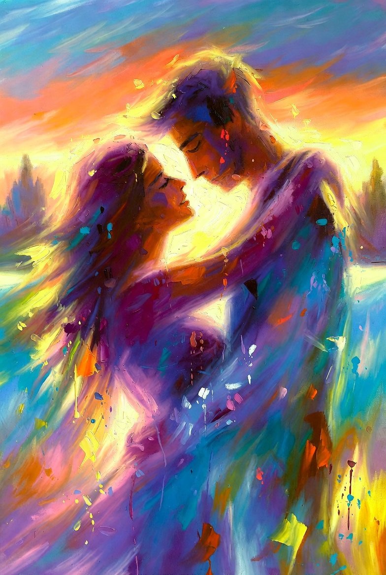 asimsajjad7890's tweet photo. In twilight's glow, we merge as one,
Colors of love in passion spun.
Your kiss ignites the sky's embrace,
Forever painted in this sacred space. ππ§‘
#baseposting #baseartist #viral https://t.co/KWmw2HU5MD
