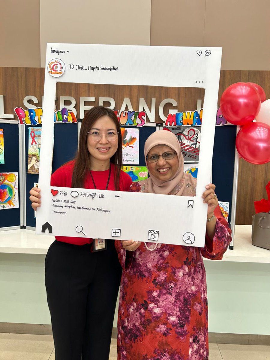 5 Disember | Perasmian sambutan World Aids Day 2025 peringkat Hospital Seberang Jaya diadakan bagi menzahirkan komitmen berterusan dan meningkatkan kesedaran terhadap HIV/AIDS. Sama-sama kita mengamalkan gaya hidup sihat serta mengelakkan tingkah laku berisiko. 

Lindungi diri!