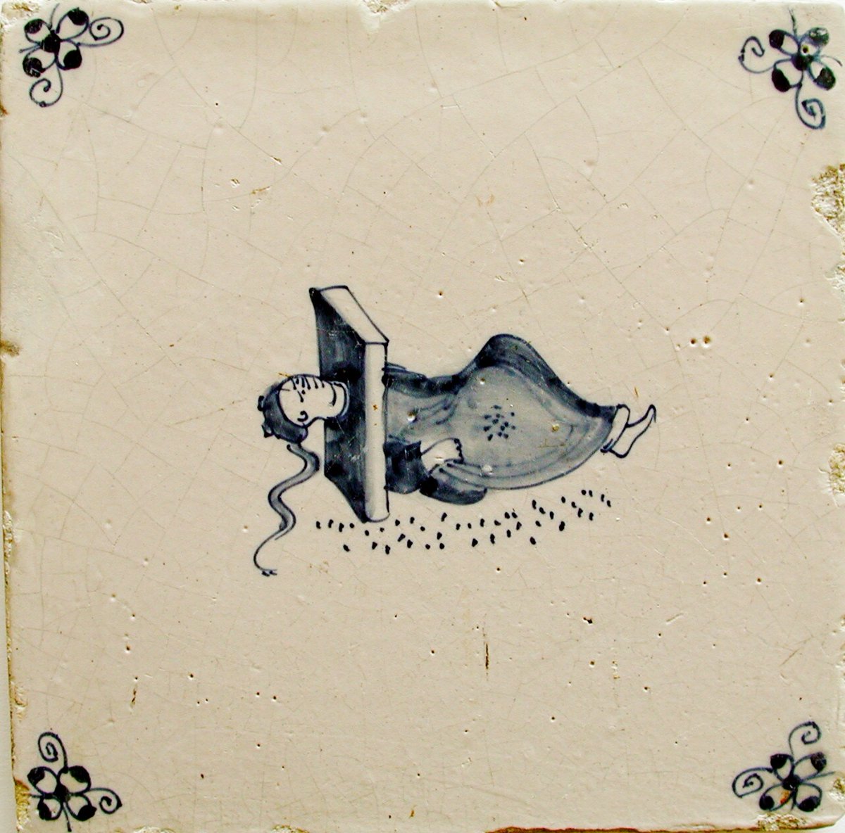 DelftTreasures's tweet photo. @songpinganq And even on a Dutch tile, 1660. #delftware #tile #design #pottery #blueandwhite #rijksmuseum #Antique #China @goldenage #delftblue https://t.co/KEcpqMd0h5