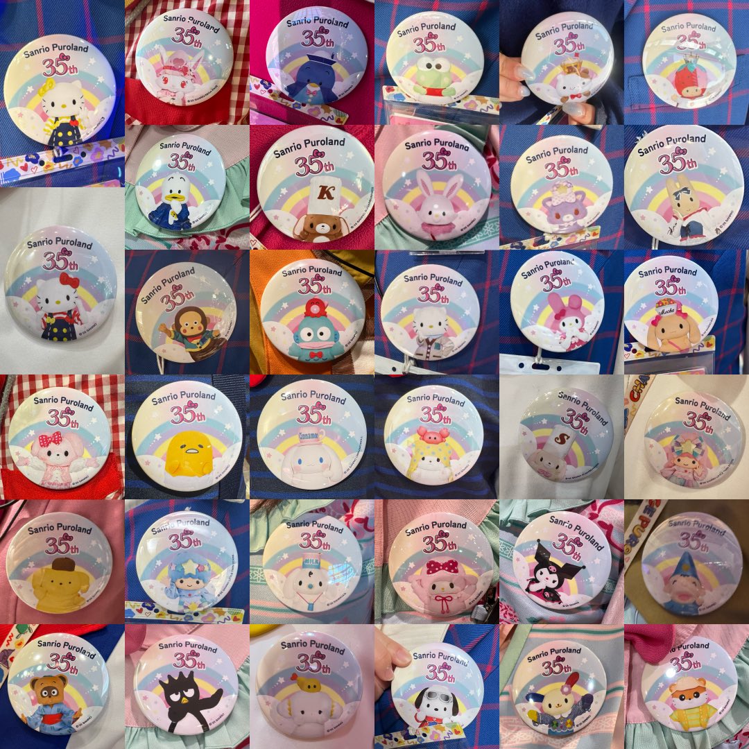 Sanrio Puroland 35th Anniversary🎉💗 35周年をお祝いして キャスト