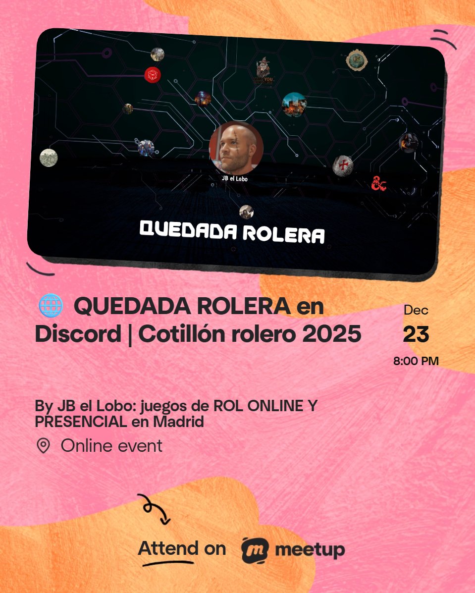 Gente, el día 23 en mi Discord habrá quedada para desearnos felices fiestas y para vernos las caras. Todo el mundo es bienvenido ^^ Quien quiera venir, que se sienta libre de escribirme y le mando el enlace al grupo 😍