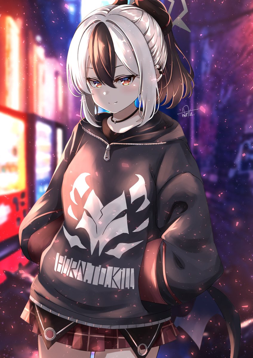 鬼方カヨコ(ブルアカ) 「鬼方カヨコ #ブルアカ #カヨコ #nkrhl」|奈倉 悠🥦原神ポケモン真君のイラスト