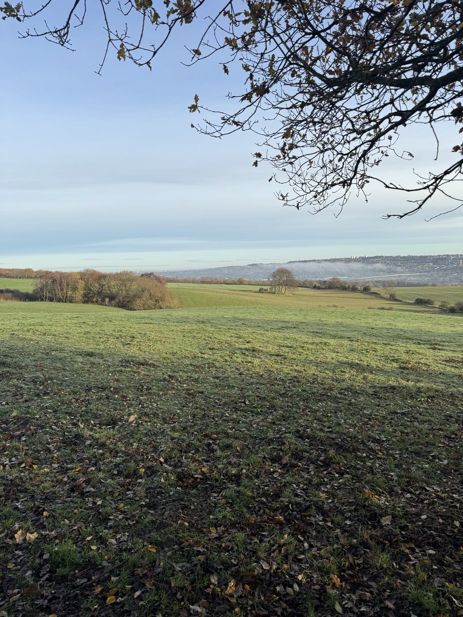 Mist  clearing down the Valley this morning