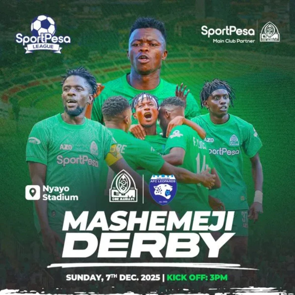 LuoNations's tweet photo. 𝗗𝗘𝗥𝗕𝗬 𝗗𝗔𝗬 𝗜𝗦 𝗛𝗘𝗥𝗘 

Buy your ticket here 📷 https://t.co/sIqGjQDfrq  or Dial  *265*25#
#luonation #mashemejiderby #sirikal #joluo #nyayostadium https://t.co/IhqthaiQbv