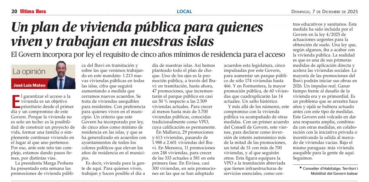 Un plan de vivienda pública para la gente de aquí, para quienes viven y trabajan en nuestras islas

🗞️Os comparto el artículo en <a href="/UHmallorca/">Ultima Hora Mallorca</a> <a href="/periodicibiza/">Periódico de Ibiza</a> <a href="/esdiarimenorca/">menorca.info</a>