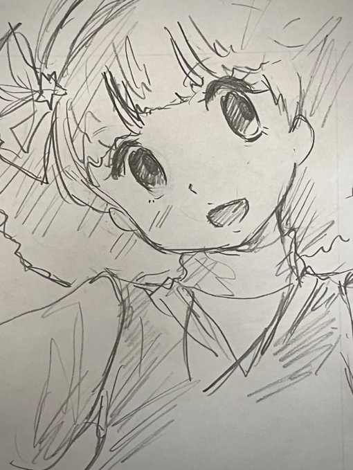 ラブラブミンキーモモ と歌う小山さん 最後に ラブラブミンキーモモ と下がるところがよきっ というわけで今夜の落書き