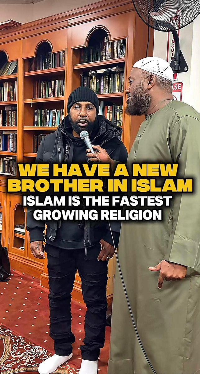 Islam is the fastest-growing religion in the world. Allahu Akbar ❤️☝🏾