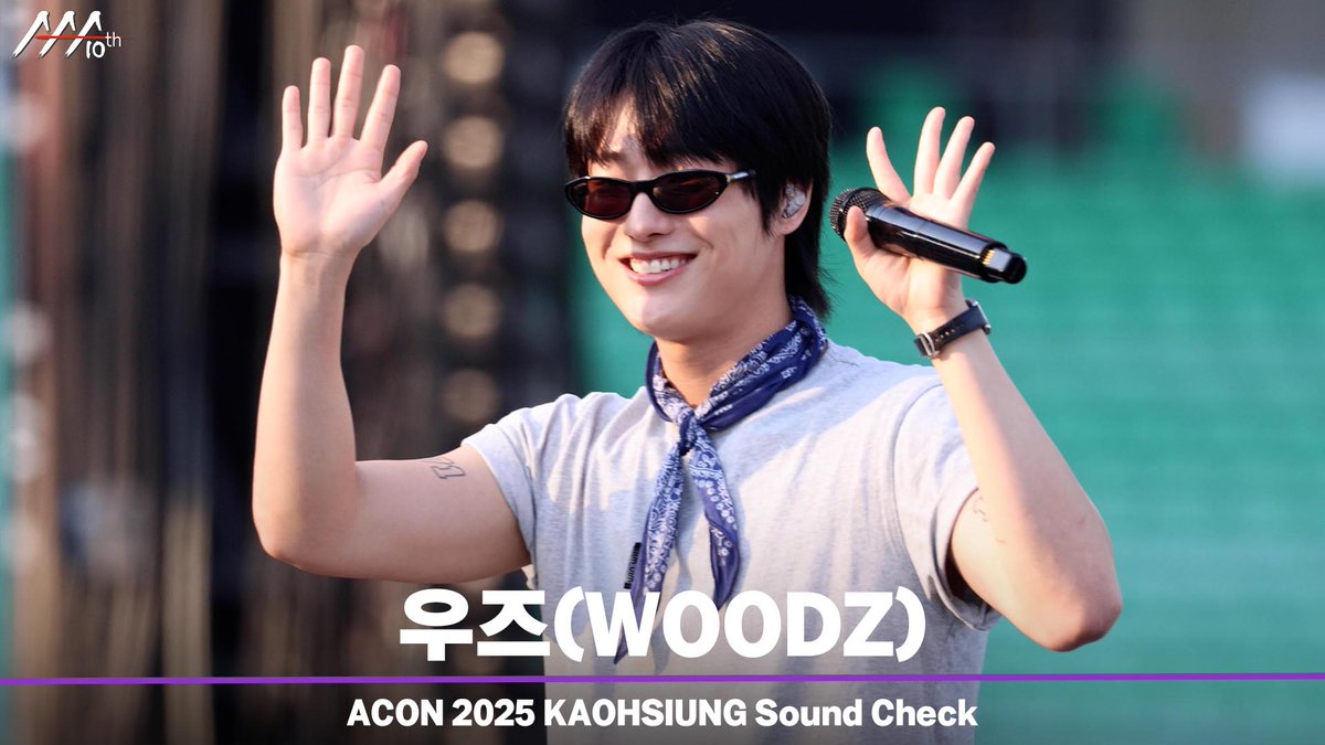 STARNEWS_AAA's tweet photo. [#ACON2025] 🔈WOODZ Sound Check Stage | 우즈 사운드 체크 무대 

📎https://t.co/KjLMZXdNEo

#AAA2025 #2025AsiaArtistAwards
#AAA2025_KAOHSIUNG #AAA_10th https://t.co/krxAAYZtsD
