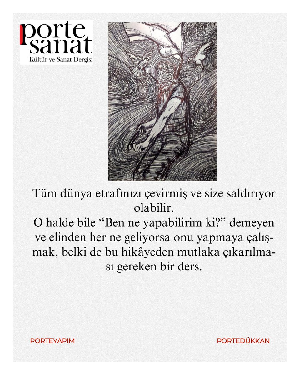 portesanatdergi's tweet photo. Gazze...
İnsanlığın yara aldığı coğrafya...
Osmanlı İmparatorluğu'nun bu şanlı kalesi,
100 yıldır Sevr Anlaşması ile uygulanan işgalinin altında.

Motivasyon ve umut dolu bir yazı❤️ https://t.co/cq134WPVox