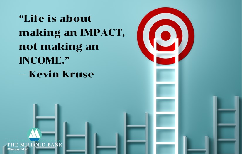 There's no greater gift than thinking that you had some impact on the world, for the better.  
- Gloria Steinem  #keepgoing