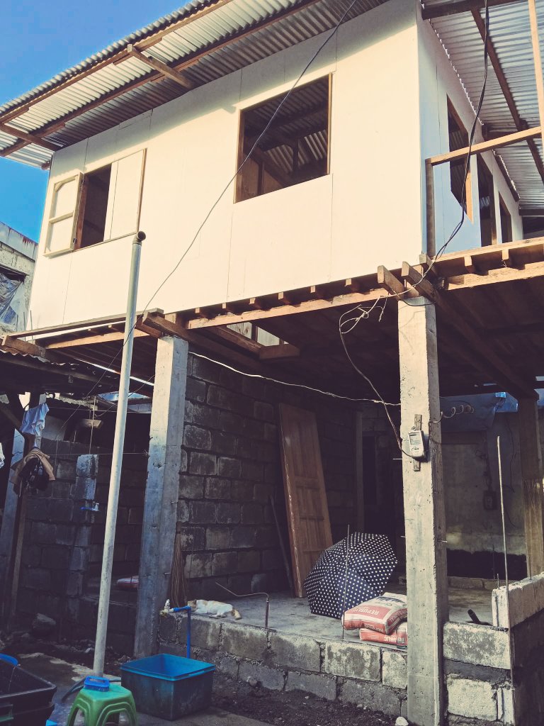 Been busy with our house lately — it's almost done now. My wife stepped in and even bought my mom a door for her house since that loan already had a set budget.

Find someone with a good heart. When you’re with the right person, blessings follow.

It’s just a tiny house — ours is