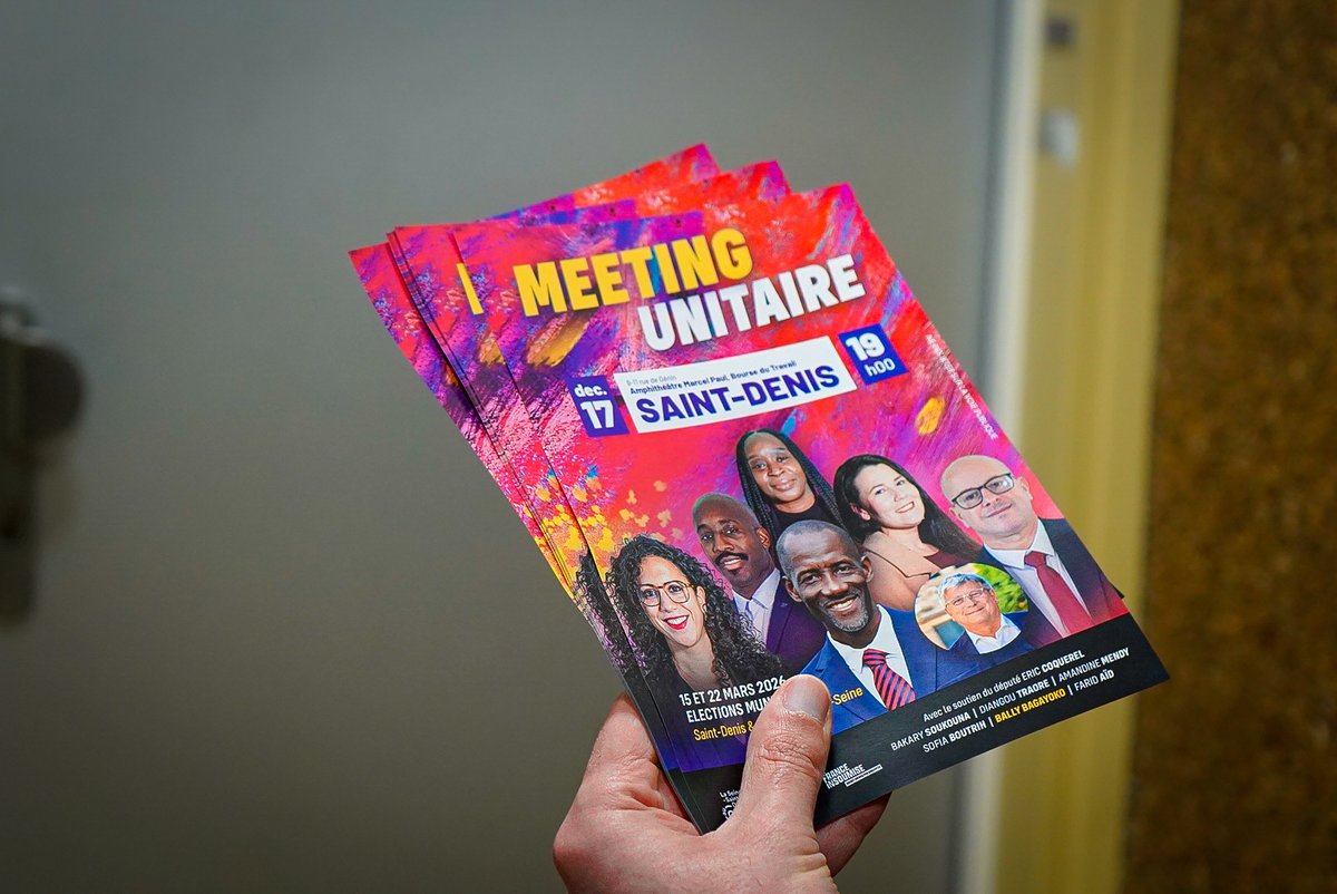 Dans la légende ! Ensemble pour mener une campagne pour l’espoir dans nos villes de Saint-Denis et Pierrefitte !
Rdv le 17 décembre à la bourse du travail pour concrétiser cette dynamique !