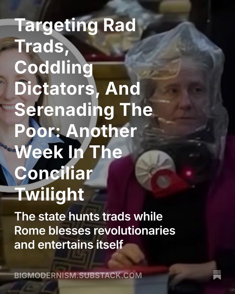BigModernism's tweet photo. #CatholicTwitter #RadTrad #FBI #LeoXIV #ChurchInCrisis https://t.co/l2InuSt33Q