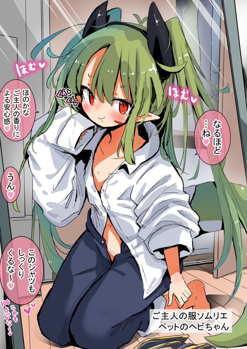 ご主人の服ソムリエのヘビ 