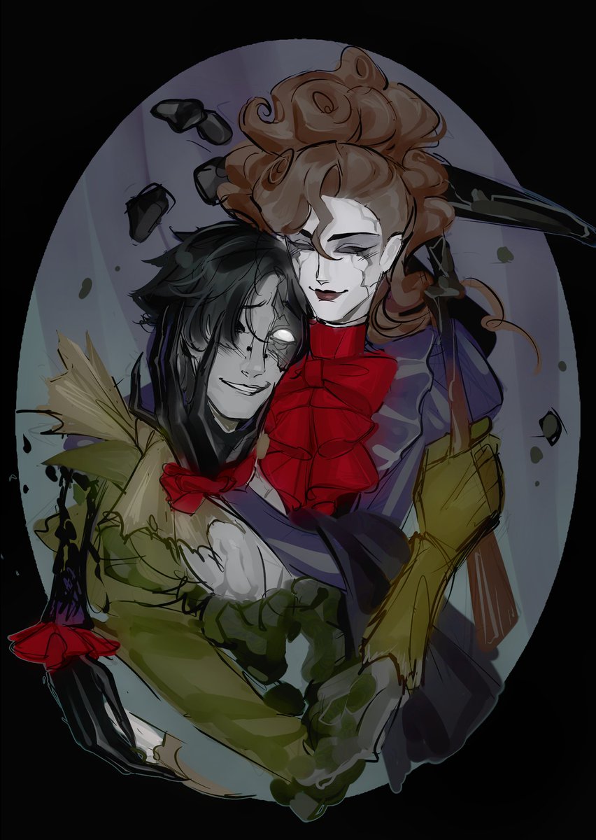 Rromaiin's tweet image. Sangria🛐🛐🛐🛐🛐
#IdentityV 
#identityVイラスト #第五人格 
 #operasingeridv #NortonCampbell 
#SangriNor #Goldsopera