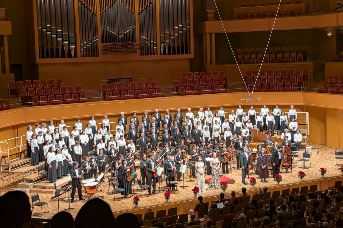 〈ヘンデル協会 第59回メサイア演奏会〉、終演いたしました！　本日はたくさんのご来場、まことにありがとうございました！
『メサイア』が終わると、「今年もあとわずか」と毎年感じます…。