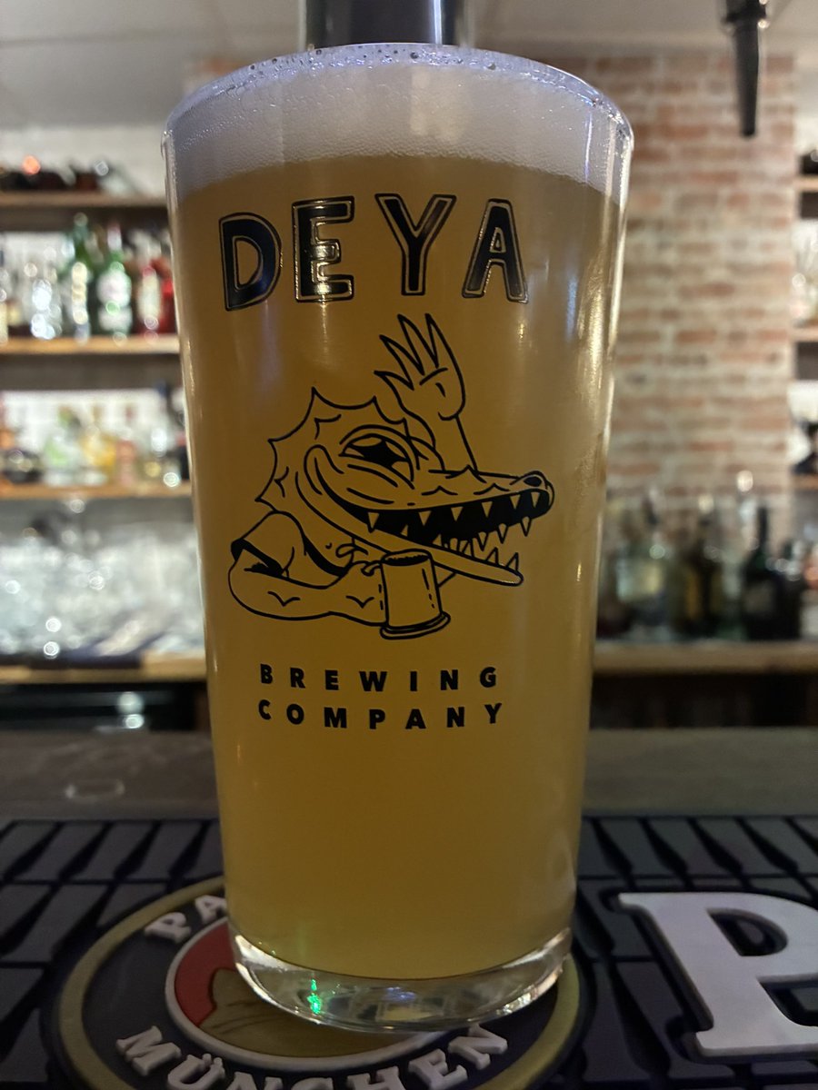 Introducing our new permanent line ‘Steady Rolling Man’ #craftbeer from our  friends <a href="/deyabrewery/">DEYA</a> ! 🍻

A delicate and soft IPA with tropical fruit hop aromatics, not to mention it’s #vegan friendly! 

Open from 2pm with the best drinks on #WestDerby and #livemusic from 5-7pm! ❤️