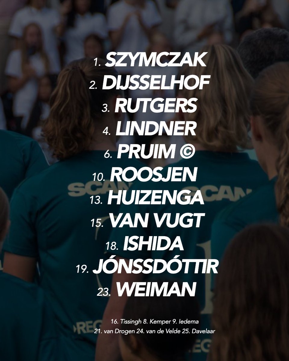 Today’s starting XI 💚

#peczwollevrouwen