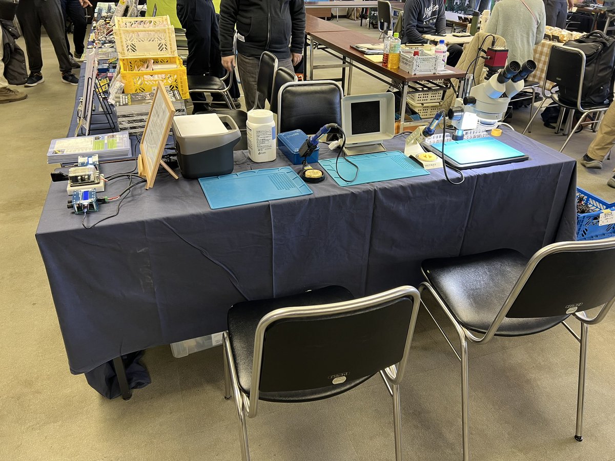 電波文化祭お疲れ様でした。蚰蜒倶楽部で出展しました。非常にたくさんの方にお越しいただき、ありがとうございました。😊　キーヤーは準備が整い次第、通販で頒布予定です。
#電波文化祭5