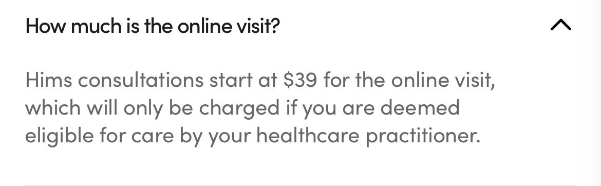 compoundturtle_'s tweet image. 🚨 $Hims is now charging per visit in Canada.

‼️ It seems they copied this from LiveWell.

‼️ Maybe because margins in Canada are smaller, they need to charge a visit fee.