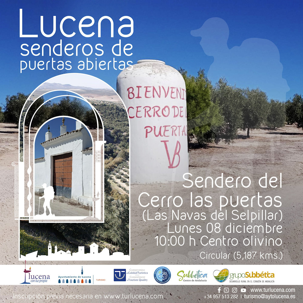 HOY EN LUCENA CONCIERTO DE ADVIENTO. 
MAÑANA CULTOS POR LA INMACULADA Y SENDERISMO