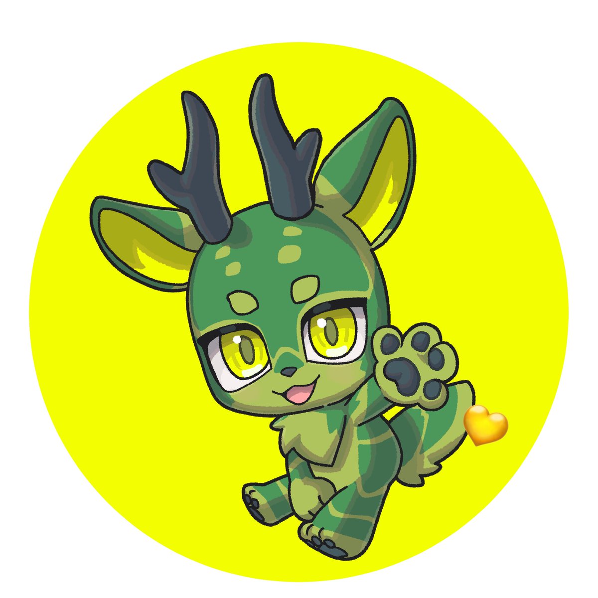Qooz90's tweet photo. Commission!💚 https://t.co/AlkycPunLJ