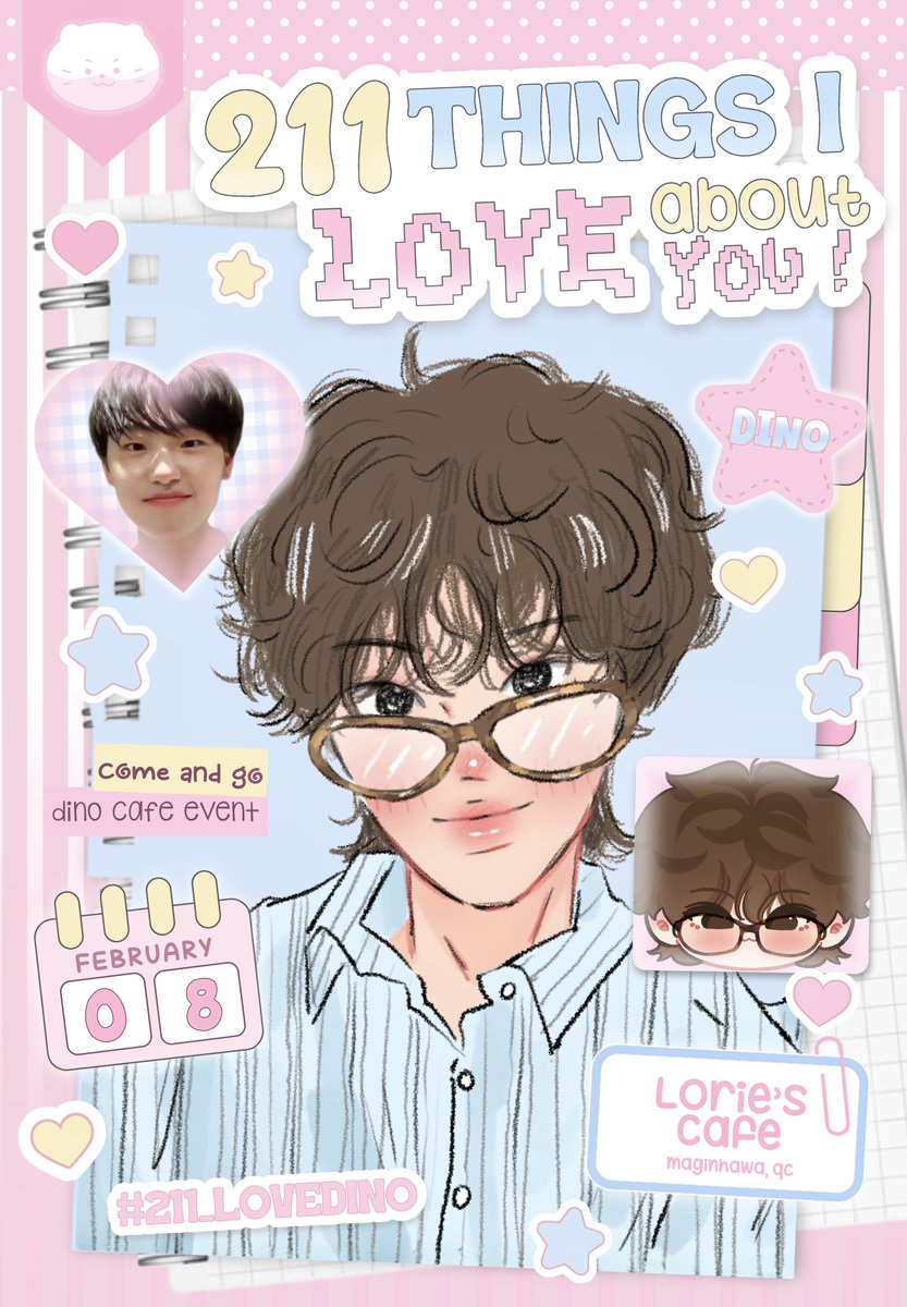 211LOVEDINO's tweet image. 211 THINGS I LOVE ABOUT YOU 💘 — dino birthday cupsleeve event

🍥 february 08, 2026
📍@loriescafeph (maginhawa qc)

— registration opens on dec 12, 8pm

more details will be posted soon .ᐟ⋆𐙚 ̊
#DINO #디노 #211_LOVEDINO