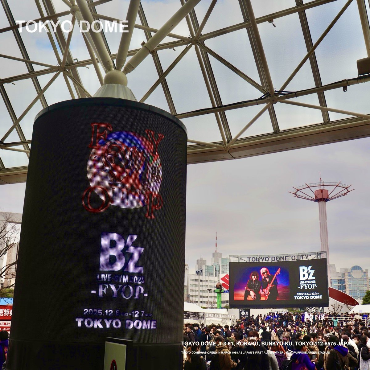 2025.12.06(Sat)-07(Sun) B'z LIVE-GYM 2025 -FYOP- 日本ロック界の最