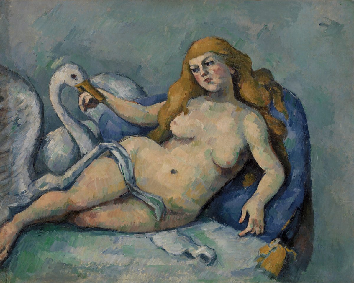 Leda and the Swan (Léda au cygne)  by Paul Cézanne collection.barnesfoundation.org/objects/6991/