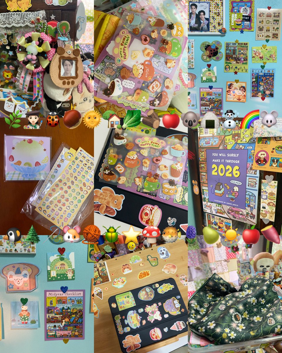 แฮปปี้🐭🍎🍐🫐
//ปฏิทินปีนี้ของคุณพิมน่ารักมาก35บาท เป็นโปสการ์ดได้ทุกใบเลยค่ะ คุ้มมาก!🐹🩷 #YOLOARTFEST2025