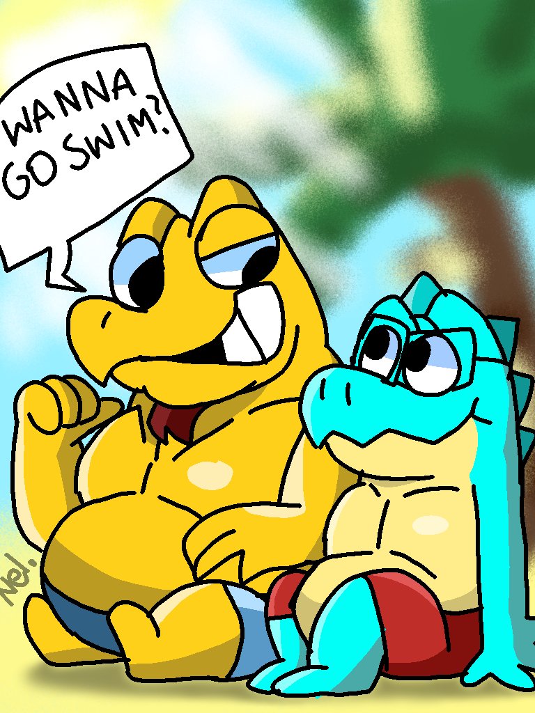 Beach episode 

Art trade <a href="/RafaelArt_Br/">RafaelArt 🐊🎄 (COMMS OPEN 10/20)</a> 

Here broski:3