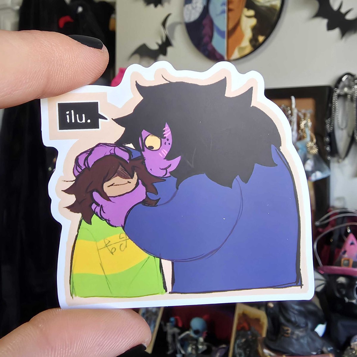 kyoukorpse_'s tweet photo. i barely had my krusie sticker for a week and they sold out... thats on me.... https://t.co/uknsuaNYc1