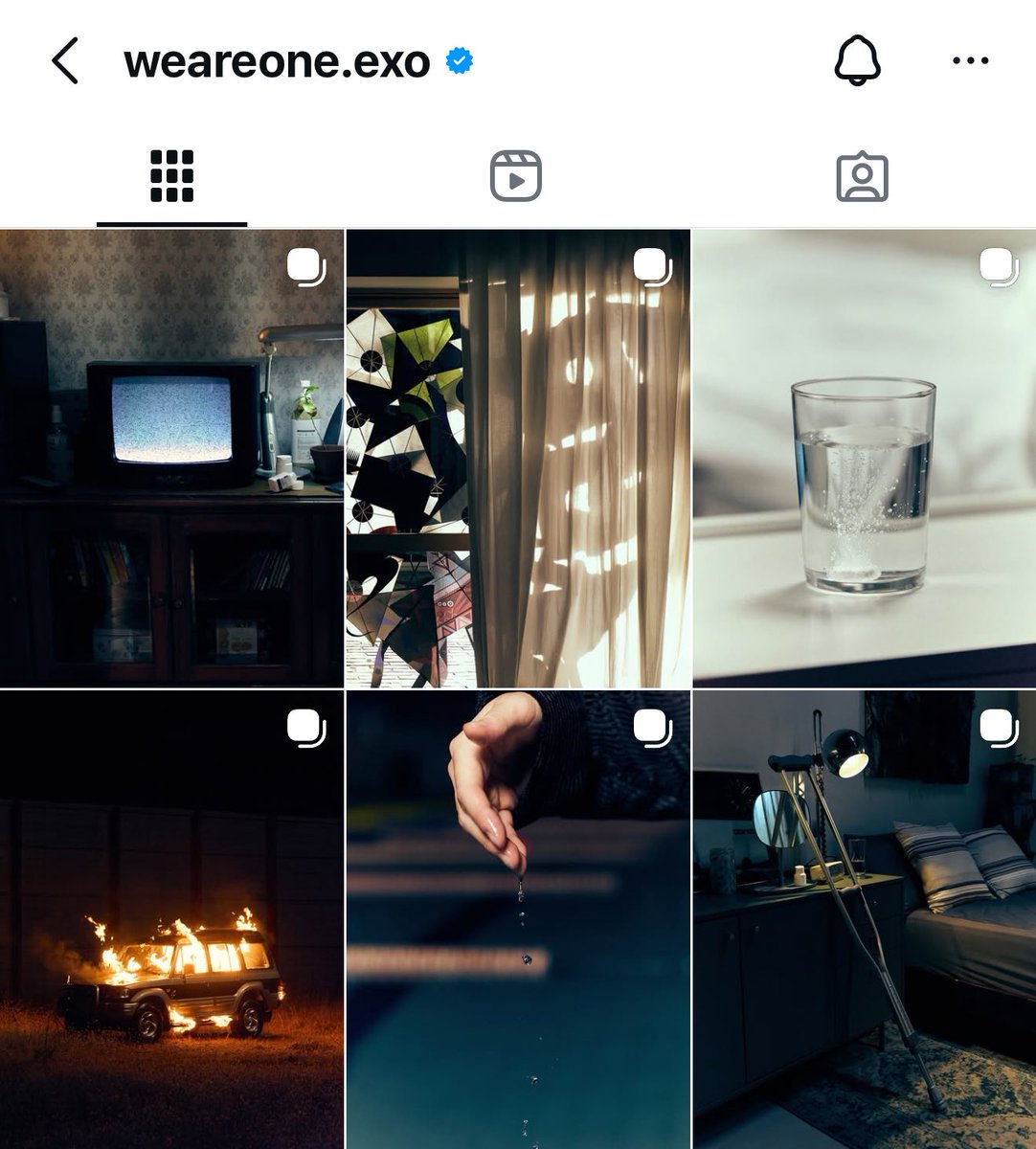 kokokbop's tweet image. the instagram layout incorporating their powers on feed!!