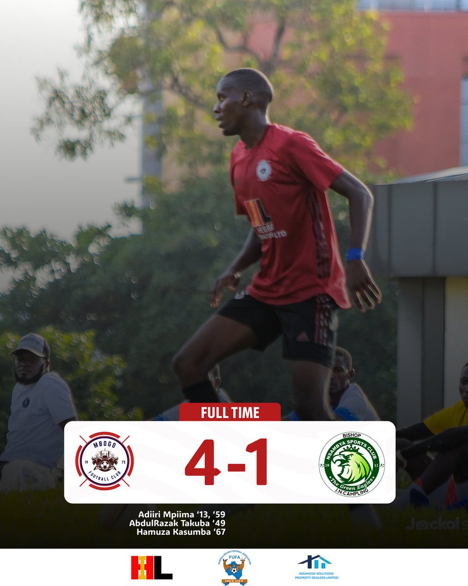 The boys delivered.

Goals from Mpima, Takuba, and Kasumba seal a strong 4–1 victory.

On to the next mission.